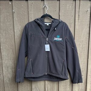 Sanctuary Barrel Races: Port Authority Black, Hooded Jacket with Embroidery